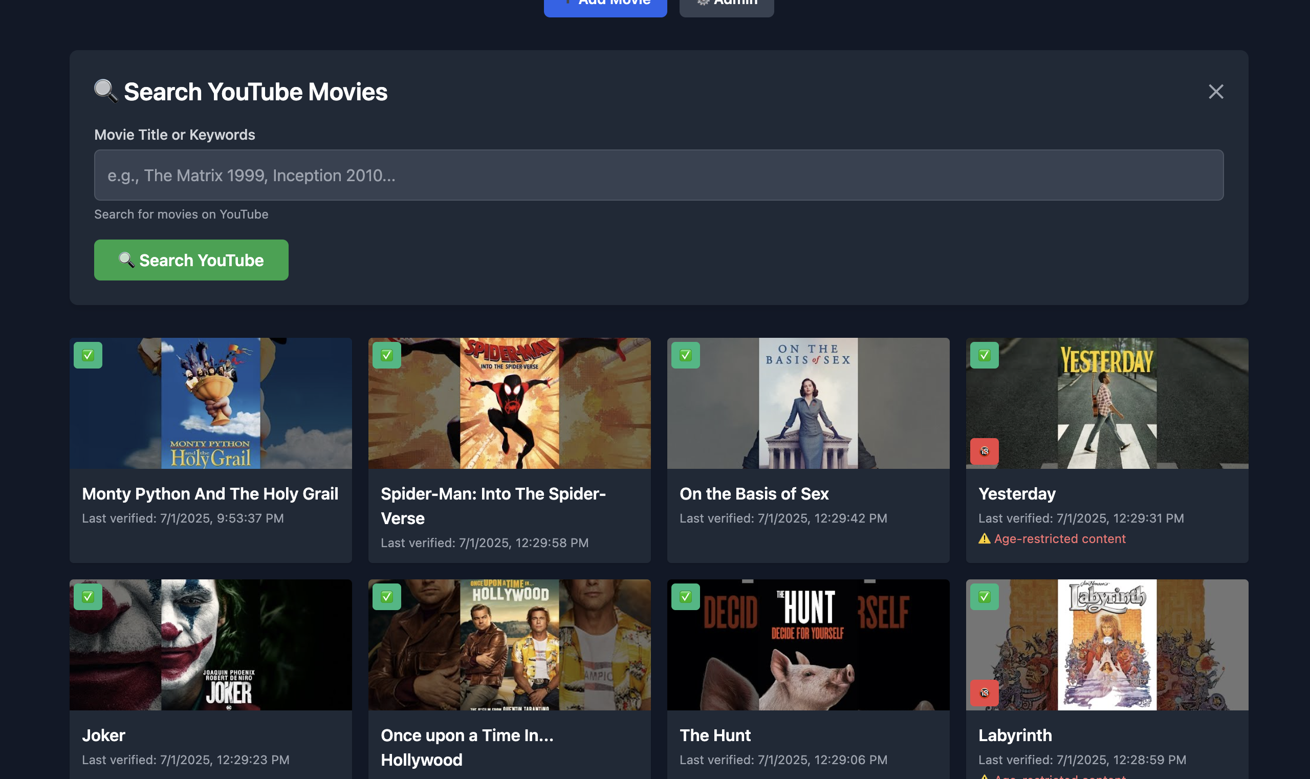 Movie Search