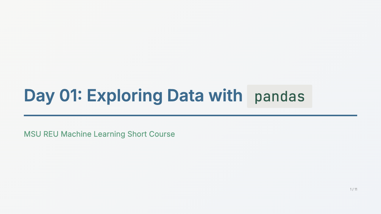 Day 01 slides preview